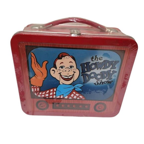 Howdy Doody Vintage NWT Metal Retro Hallmark Limited Edition Lunch Box Movie Pro - Picture 1 of 6